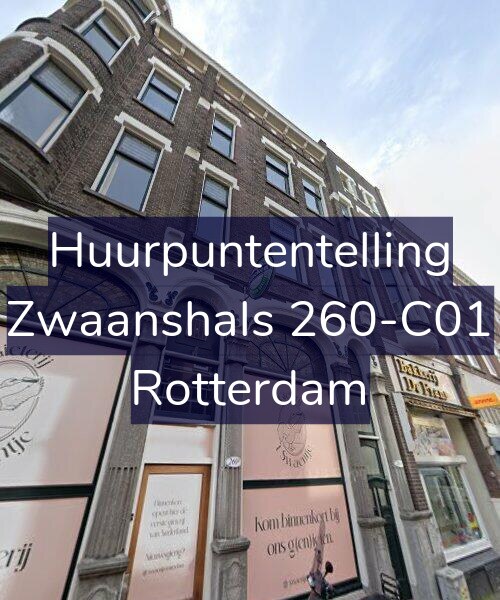 Foto gevel Huurpuntentelling voor Zwaanshals 260-C01, Rotterdam