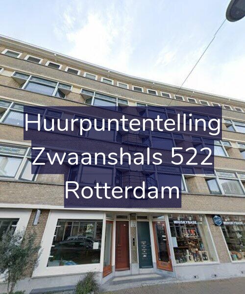 Foto gevel Huurpuntentelling voor Zwaanshals 522, Rotterdam