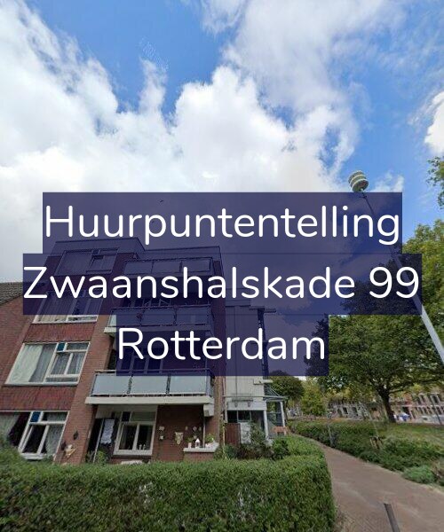 Foto gevel Huurpuntentelling voor Zwaanshalskade 99, Rotterdam