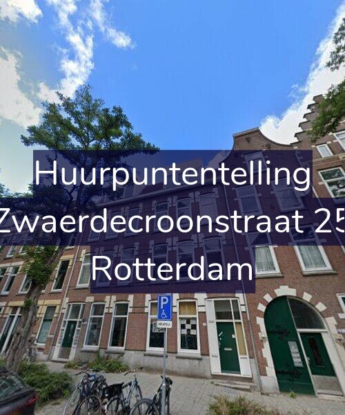 Foto gevel Huurpuntentelling voor Zwaerdecroonstraat 25, Rotterdam