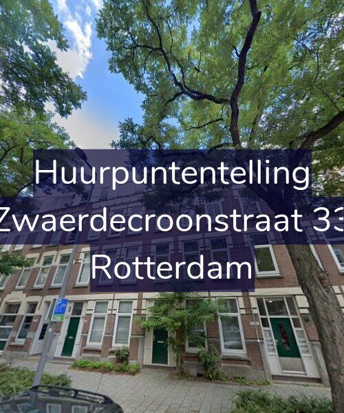 Foto gevel Huurpuntentelling voor Zwaerdecroonstraat 33, Rotterdam