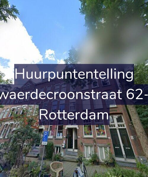 Foto gevel Huurpuntentelling voor Zwaerdecroonstraat 62-A, Rotterdam