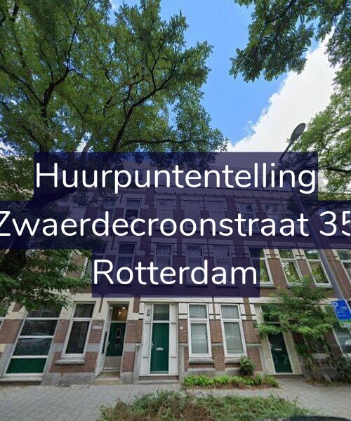 Foto gevel Huurpuntentelling voor Zwaerdecroonstraat 35, Rotterdam