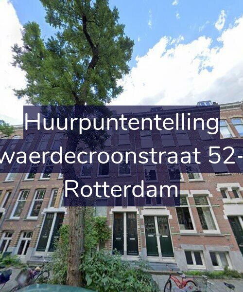Foto gevel Huurpuntentelling voor Zwaerdecroonstraat 52-B, Rotterdam