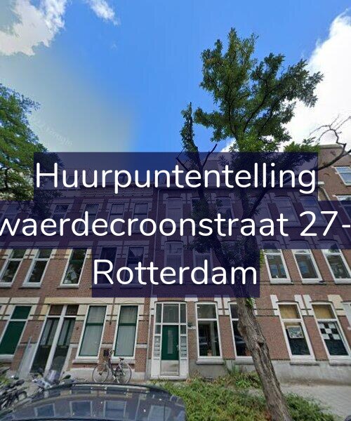 Foto gevel Huurpuntentelling voor Zwaerdecroonstraat 27-D, Rotterdam