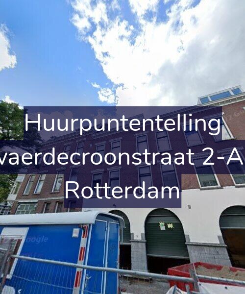 Foto gevel Huurpuntentelling voor Zwaerdecroonstraat 2-A01, Rotterdam