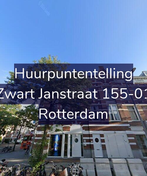 Foto gevel Huurpuntentelling voor Zwart Janstraat 155-01, Rotterdam
