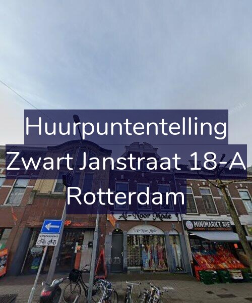 Foto gevel Huurpuntentelling voor Zwart Janstraat 18-A, Rotterdam