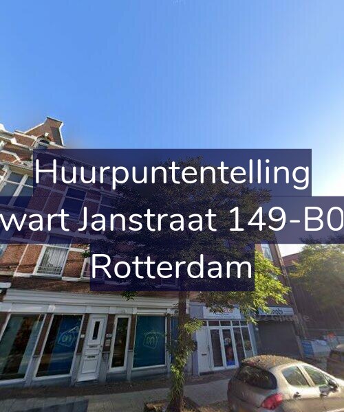 Foto gevel Huurpuntentelling voor Zwart Janstraat 149-B01, Rotterdam