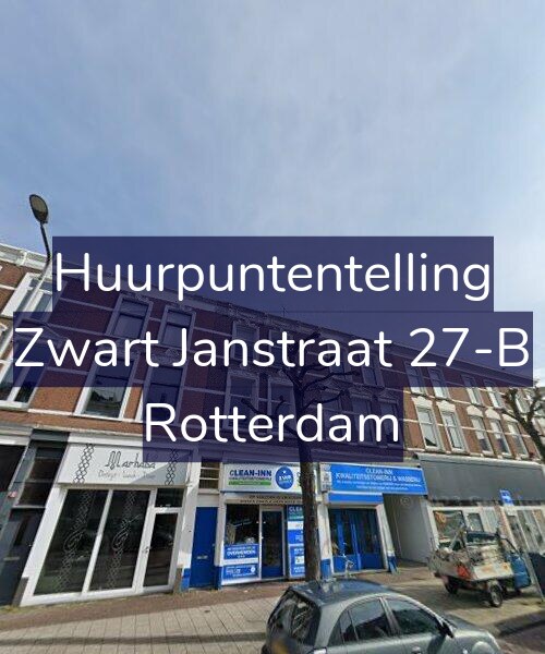 Foto gevel Huurpuntentelling voor Zwart Janstraat 27-B, Rotterdam