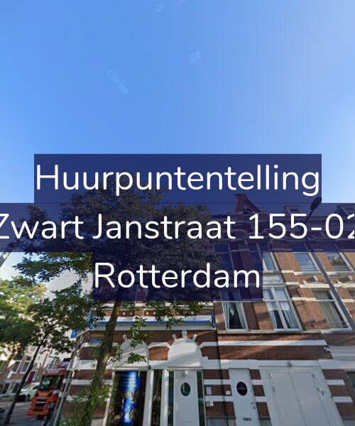 Foto gevel Huurpuntentelling voor Zwart Janstraat 155-02, Rotterdam