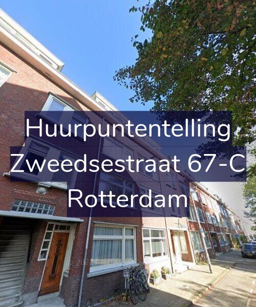 Foto gevel Huurpuntentelling voor Zweedsestraat 67-C, Rotterdam