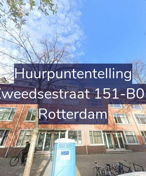 Foto gevel Huurpuntentelling voor Zweedsestraat 151-B02, Rotterdam