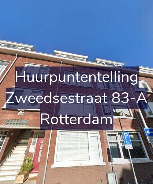 Foto gevel Huurpuntentelling voor Zweedsestraat 83-A, Rotterdam