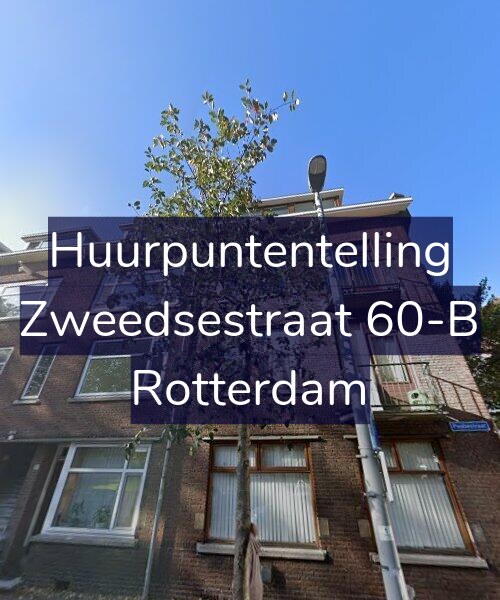 Foto gevel Huurpuntentelling voor Zweedsestraat 60-B, Rotterdam