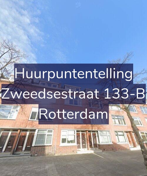 Foto gevel Huurpuntentelling voor Zweedsestraat 133-B, Rotterdam