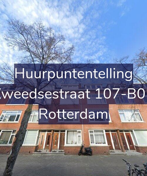 Foto gevel Huurpuntentelling voor Zweedsestraat 107-B02, Rotterdam