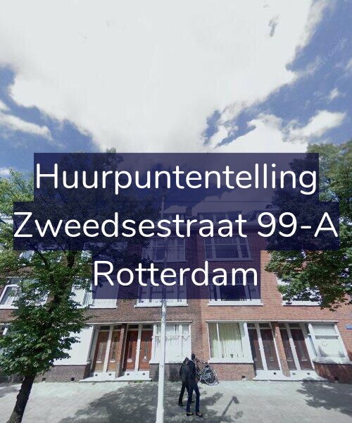 Foto gevel Huurpuntentelling voor Zweedsestraat 99-A, Rotterdam