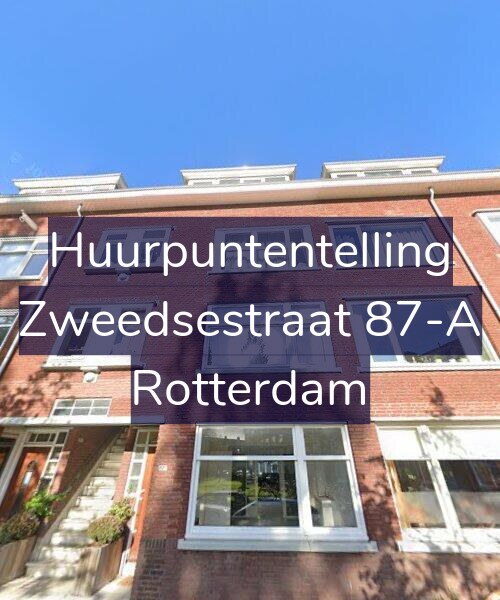 Foto gevel Huurpuntentelling voor Zweedsestraat 87-A, Rotterdam