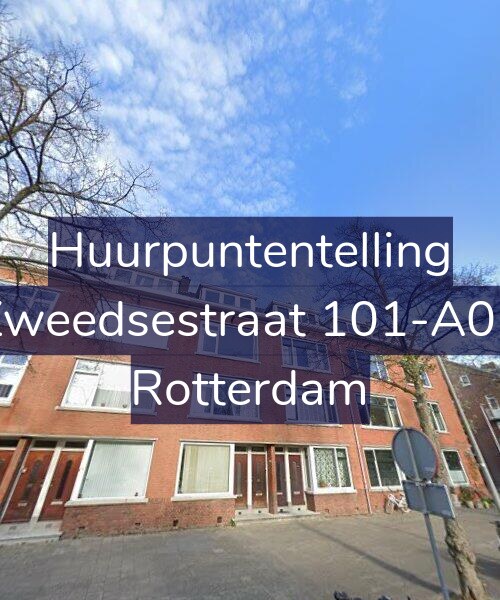 Foto gevel Huurpuntentelling voor Zweedsestraat 101-A02, Rotterdam