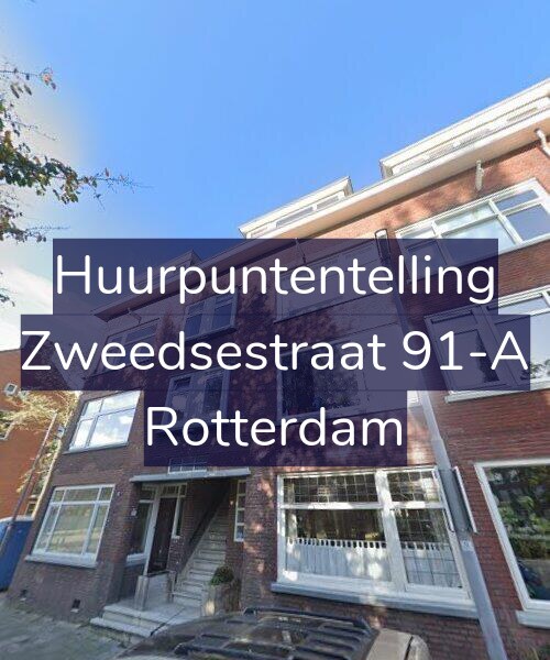 Foto gevel Huurpuntentelling voor Zweedsestraat 91-A, Rotterdam