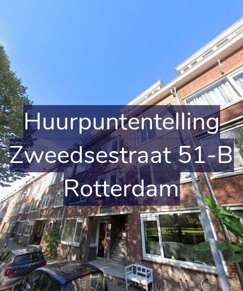Foto gevel Huurpuntentelling voor Zweedsestraat 51-B, Rotterdam