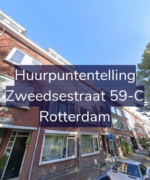 Foto gevel Huurpuntentelling voor Zweedsestraat 59-C, Rotterdam