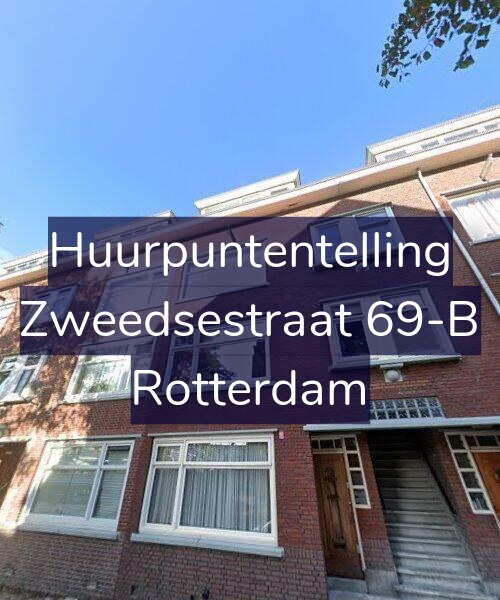 Foto gevel Huurpuntentelling voor Zweedsestraat 69-B, Rotterdam