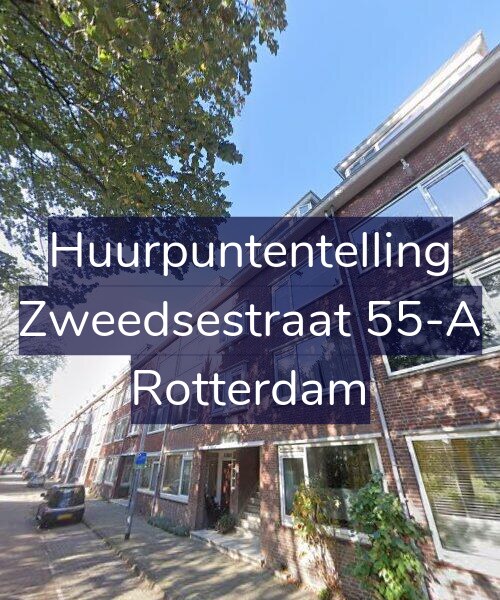 Foto gevel Huurpuntentelling voor Zweedsestraat 55-A, Rotterdam