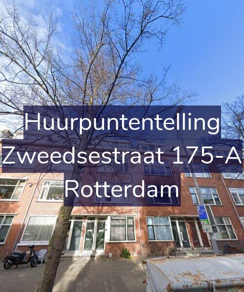 Foto gevel Huurpuntentelling voor Zweedsestraat 175-A, Rotterdam