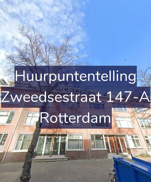 Foto gevel Huurpuntentelling voor Zweedsestraat 147-A, Rotterdam