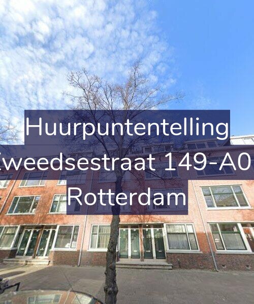 Foto gevel Huurpuntentelling voor Zweedsestraat 149-A01, Rotterdam