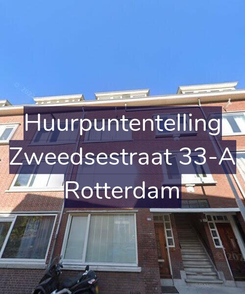 Foto gevel Huurpuntentelling voor Zweedsestraat 33-A, Rotterdam