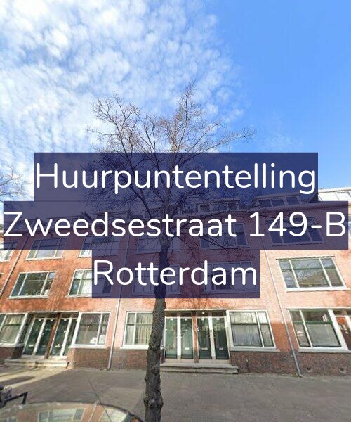 Foto gevel Huurpuntentelling voor Zweedsestraat 149-B, Rotterdam