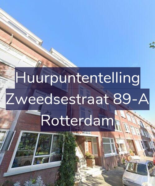 Foto gevel Huurpuntentelling voor Zweedsestraat 89-A, Rotterdam