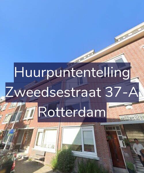 Foto gevel Huurpuntentelling voor Zweedsestraat 37-A, Rotterdam