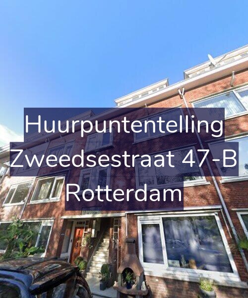Foto gevel Huurpuntentelling voor Zweedsestraat 47-B, Rotterdam