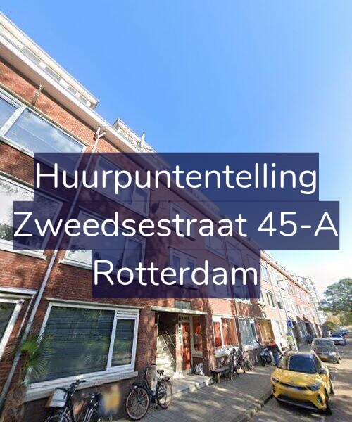 Foto gevel Huurpuntentelling voor Zweedsestraat 45-A, Rotterdam