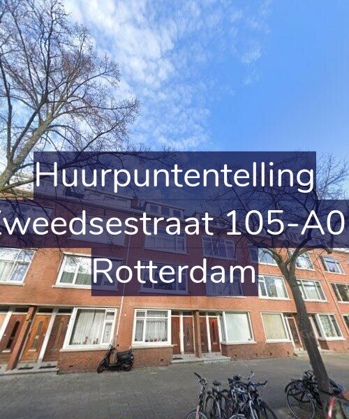 Foto gevel Huurpuntentelling voor Zweedsestraat 105-A01, Rotterdam