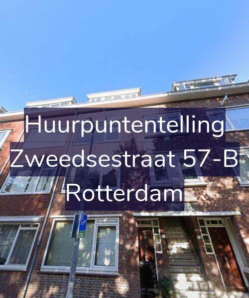 Foto gevel Huurpuntentelling voor Zweedsestraat 57-B, Rotterdam