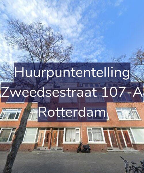 Foto gevel Huurpuntentelling voor Zweedsestraat 107-A, Rotterdam