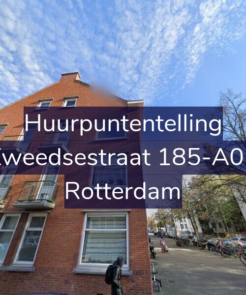 Foto gevel Huurpuntentelling voor Zweedsestraat 185-A01, Rotterdam