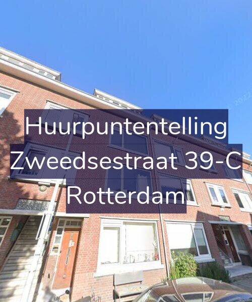 Foto gevel Huurpuntentelling voor Zweedsestraat 39-C, Rotterdam