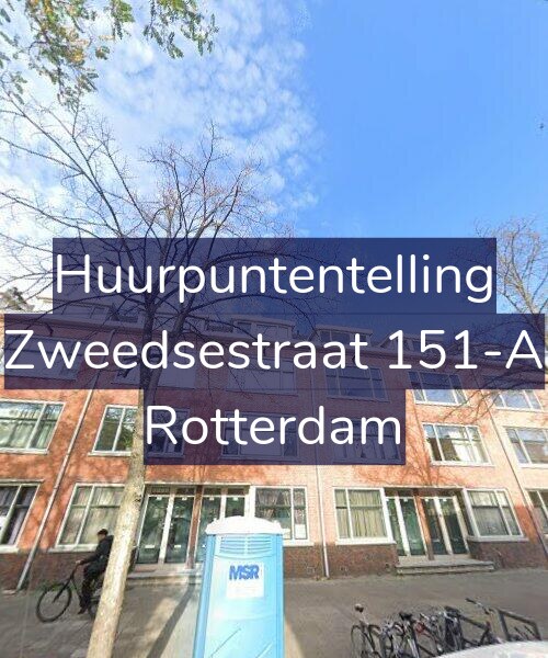 Foto gevel Huurpuntentelling voor Zweedsestraat 151-A, Rotterdam