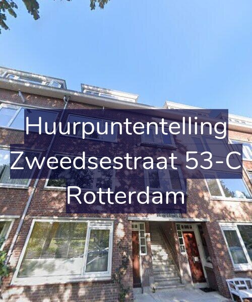 Foto gevel Huurpuntentelling voor Zweedsestraat 53-C, Rotterdam