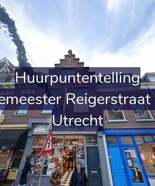 Foto gevel Huurpuntentelling voor Burgemeester Reigerstraat 43-A, Utrecht