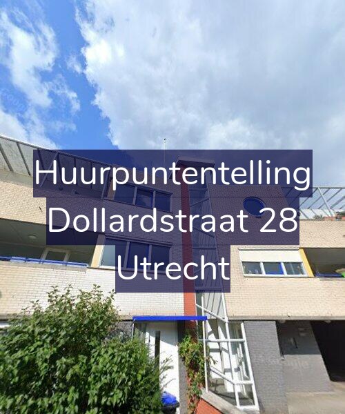 Foto gevel Huurpuntentelling voor Dollardstraat 28, Utrecht