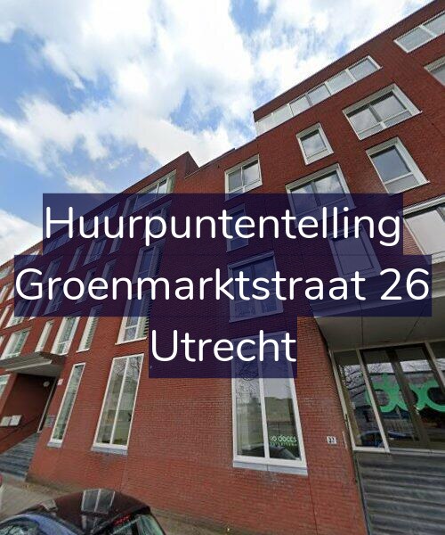 Foto gevel Huurpuntentelling voor Groenmarktstraat 26, Utrecht