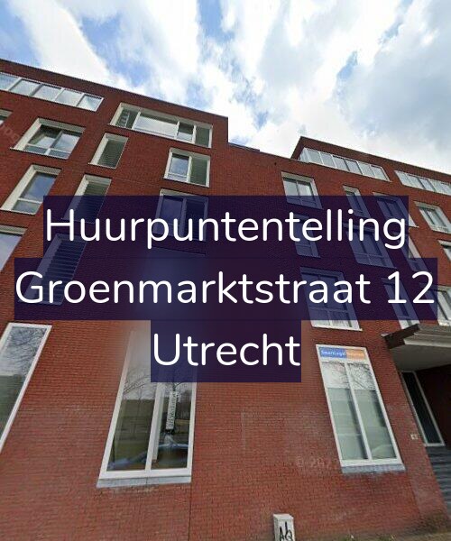 Foto gevel Huurpuntentelling voor Groenmarktstraat 12, Utrecht